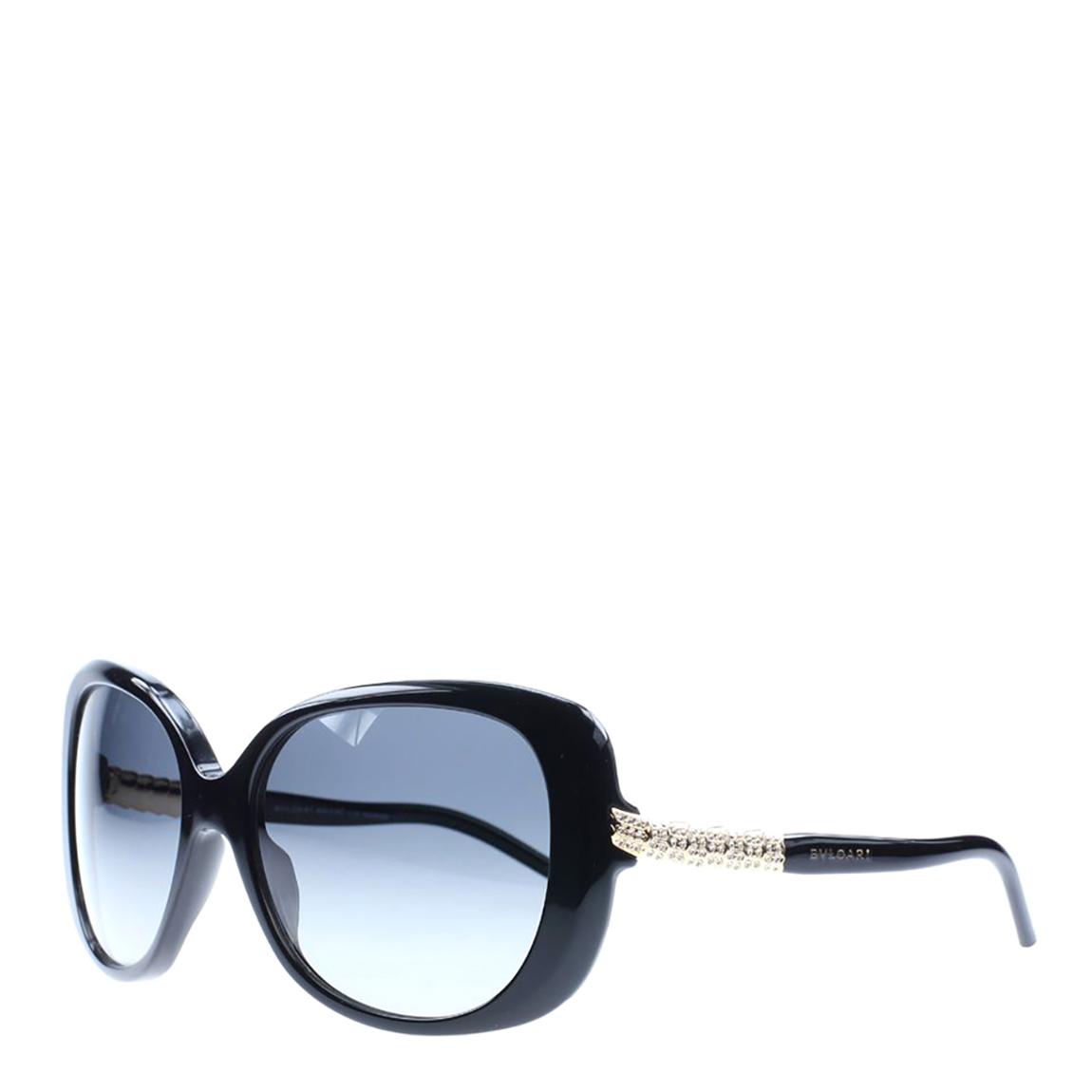 Bvlgari Women's Sunglasses BV8105B Serpenti Blue Crystal/Grey Lens main product photo