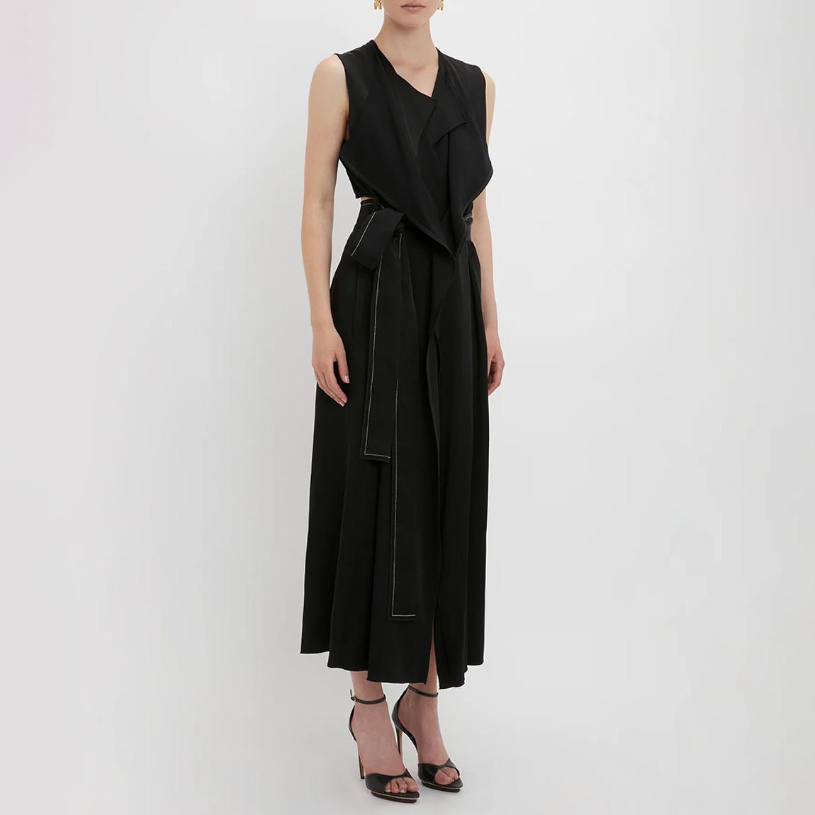 Black Trench Dress main product photo