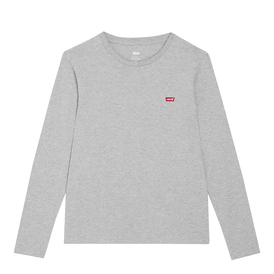 Grey Perfect Tee Long Sleeve Cotton T-Shirt main product photo