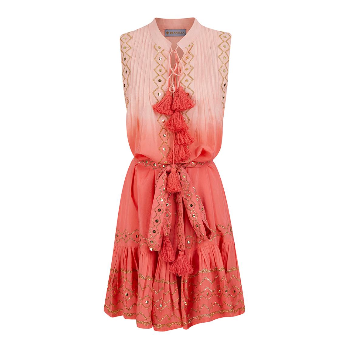 Fina Dress Ombre Peach main product photo