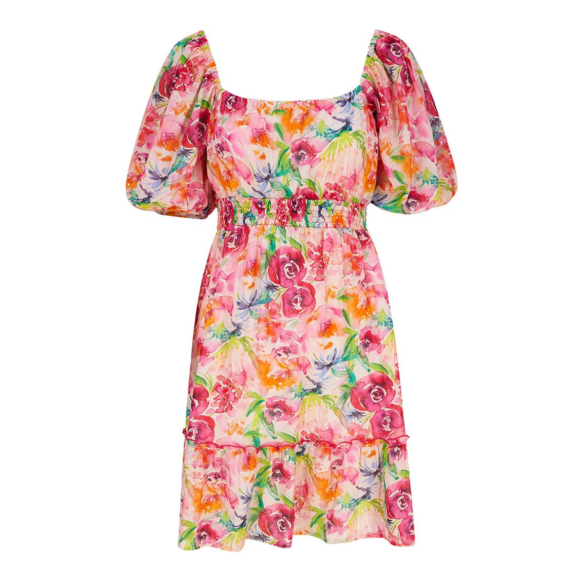 Raffi Dress Pink Tropics main product photo