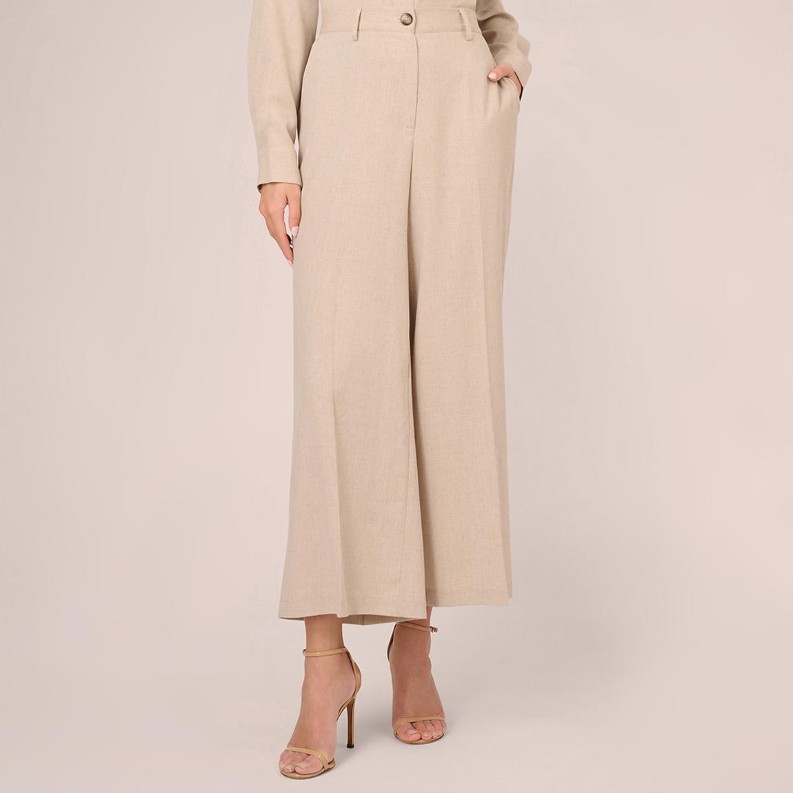 Ecru Wide Leg Utility Pant main product photo