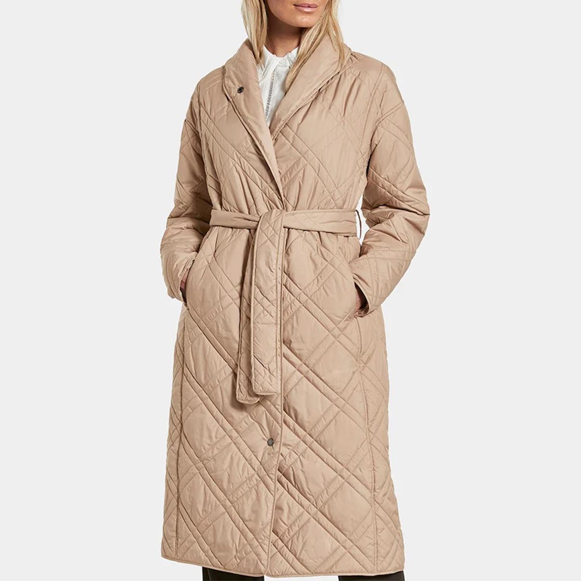 Beige Freja Oversized Long Coat main product photo