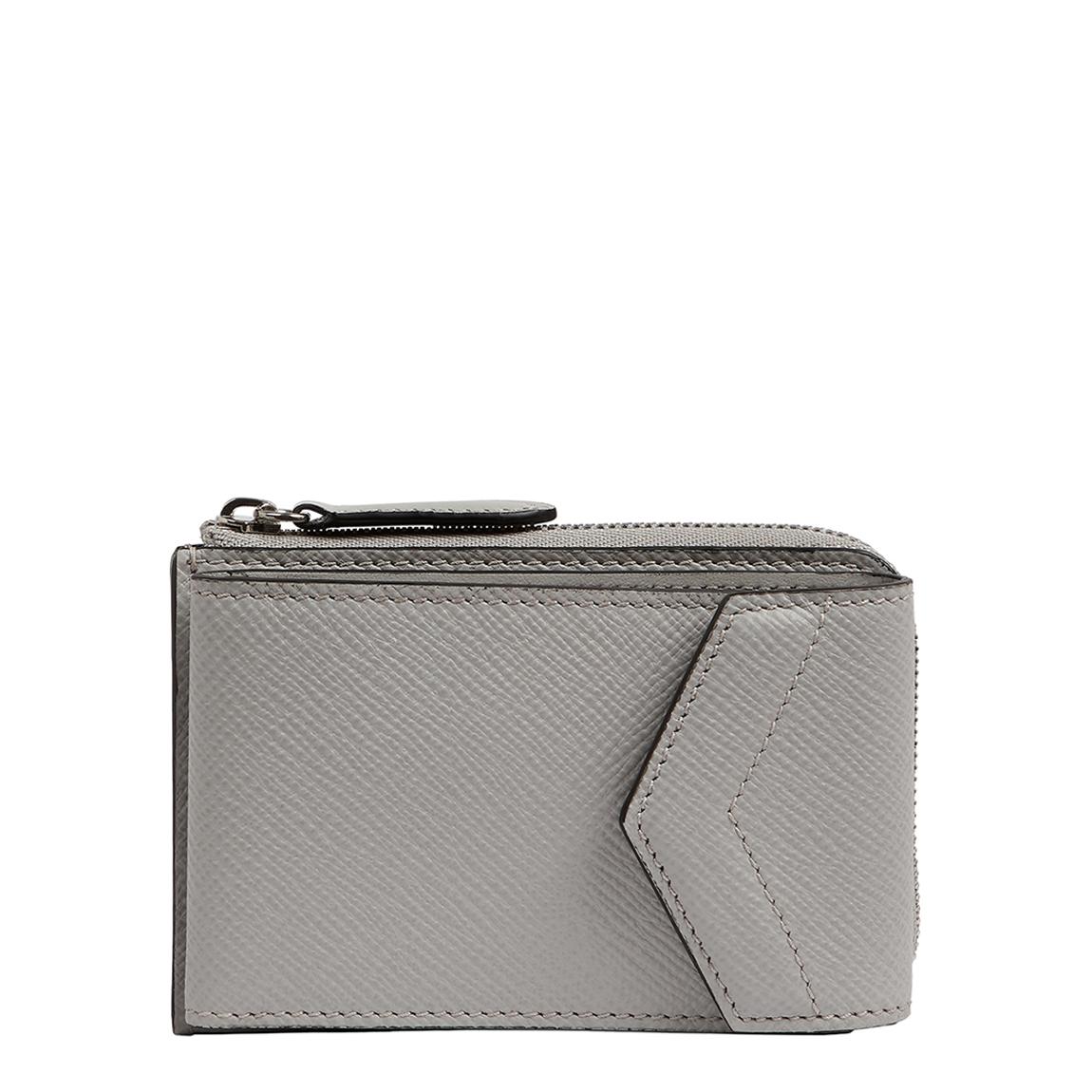 Light Steel Envelope Zip Pouch Wallet main product photo