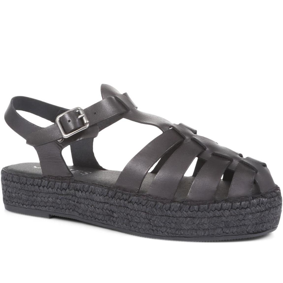Women's Black Adelynn Platform Sandals main product photo