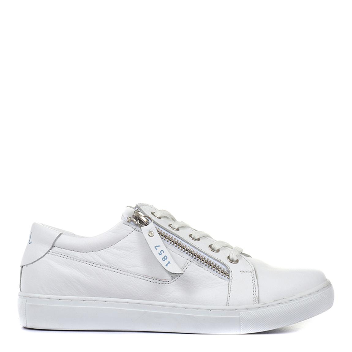 White Padova Leather Trainers main product photo