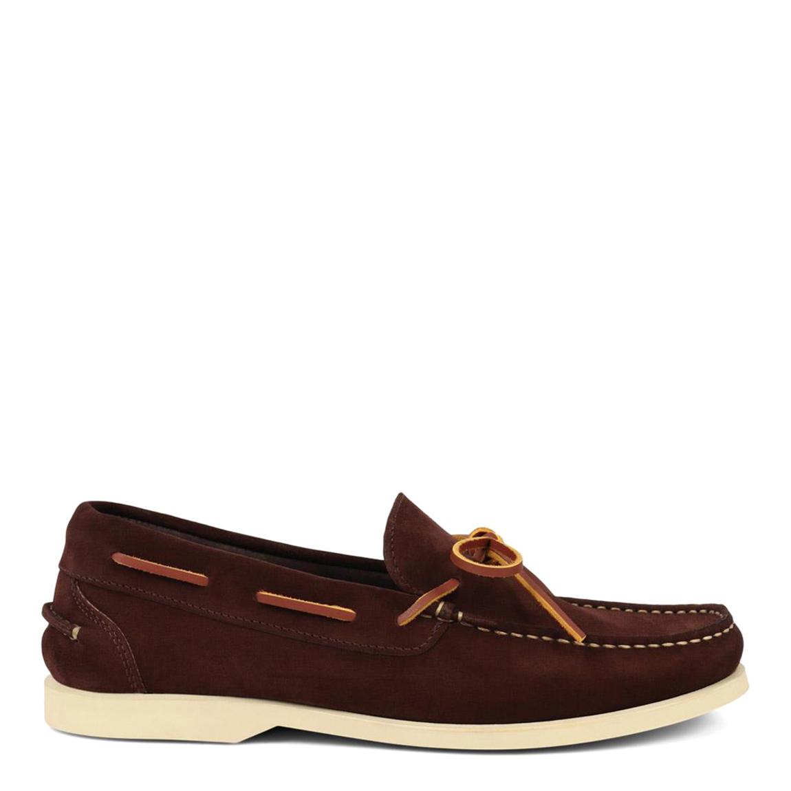 Men's Brown Portsmouth Suede Moccasins main product photo