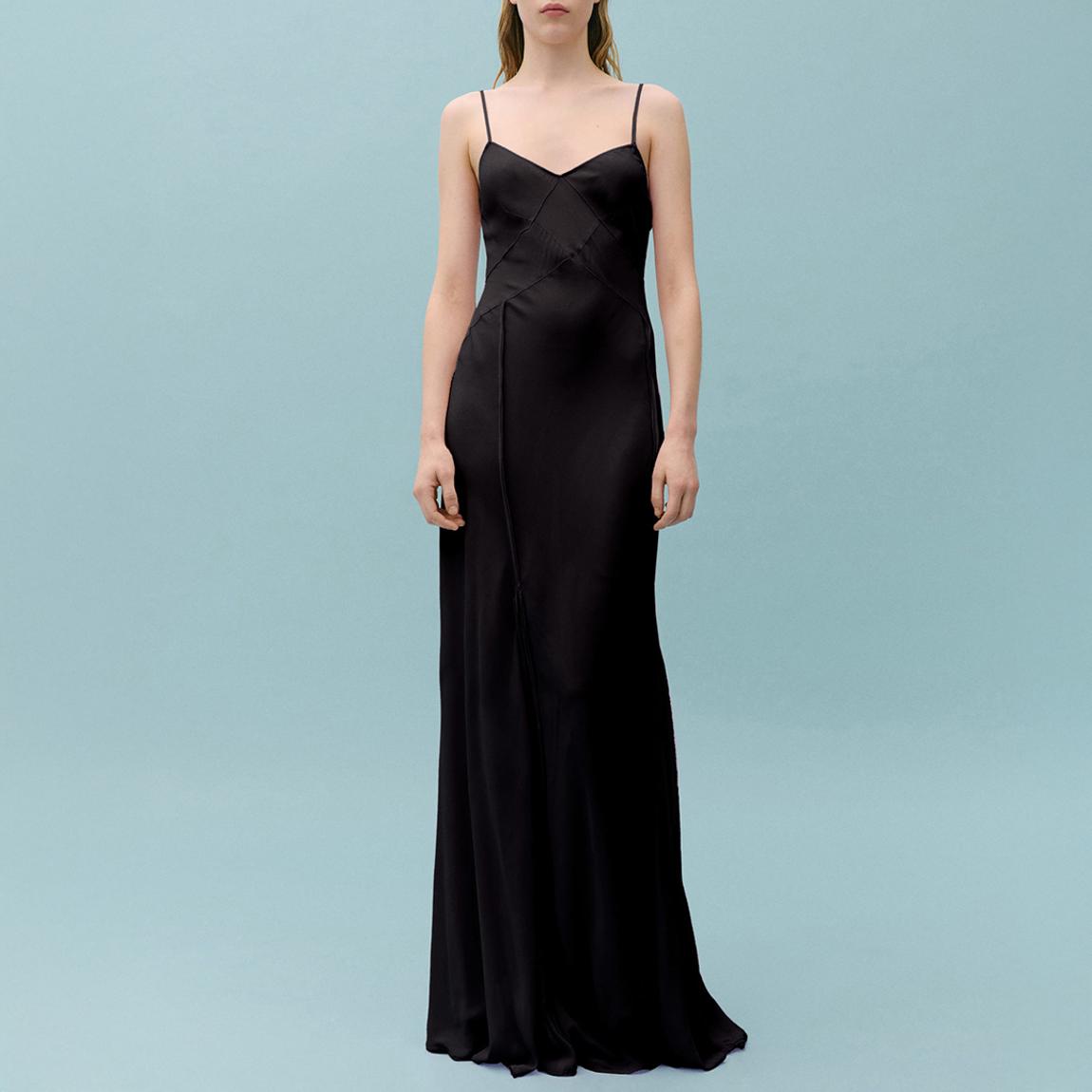 Mango X Victoria Beckham Black Cami Maxi Dress - BrandAlley Mango X Victoria Beckham Black Cami Maxi Dress - BrandAlley