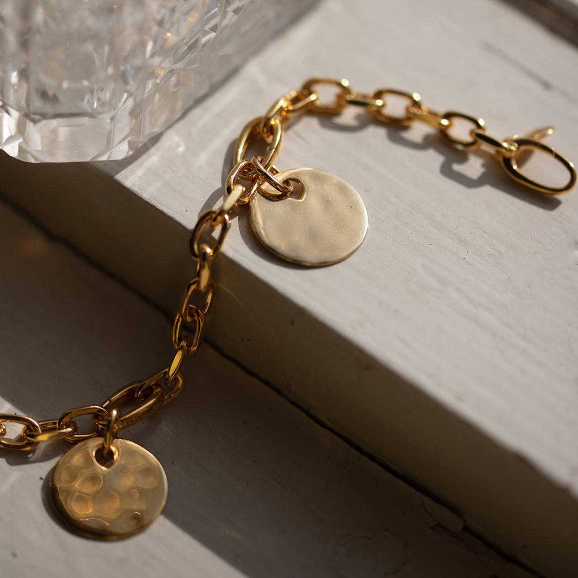 Gold Capture Mini Link Charm Bracelet main product photo