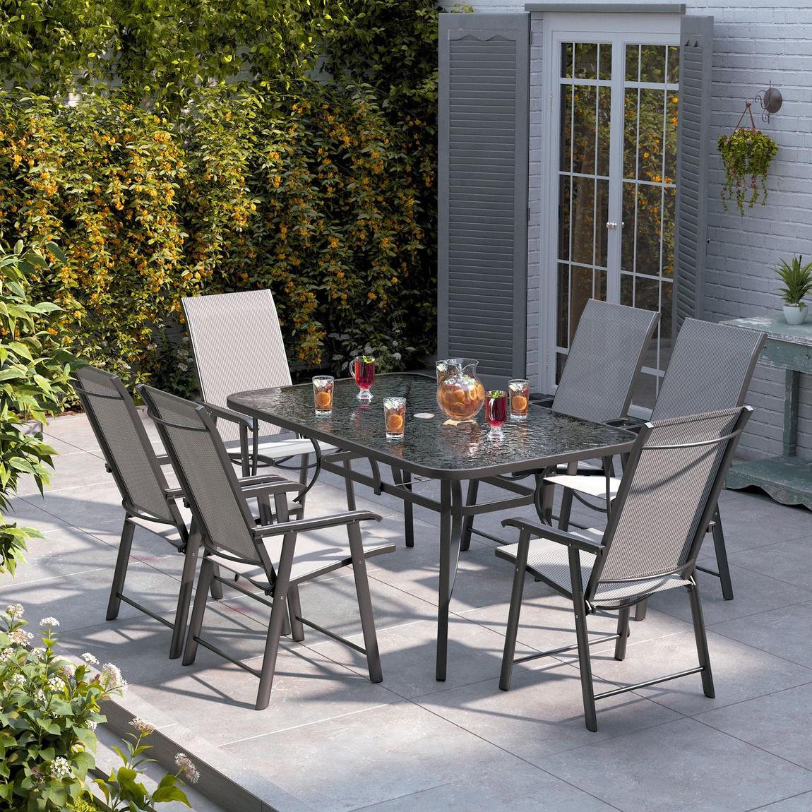 6-Seater Outdoor Garden Dining Furniture Set main product photo