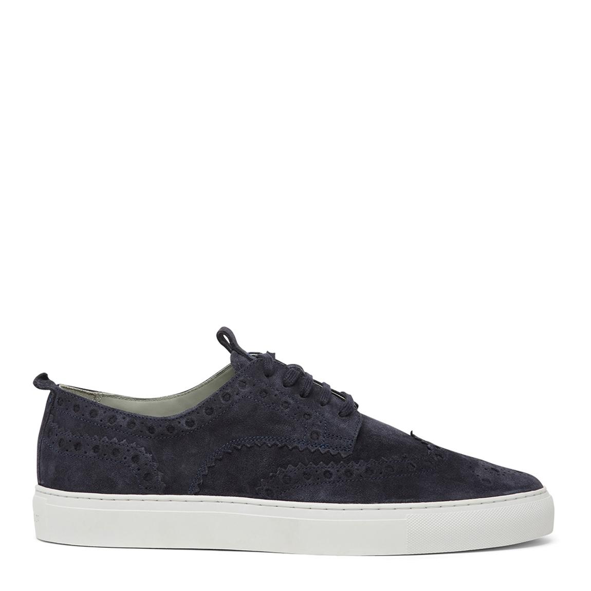 Men's Navy Archie Sneaker 3 SuedeTrainers main product photo