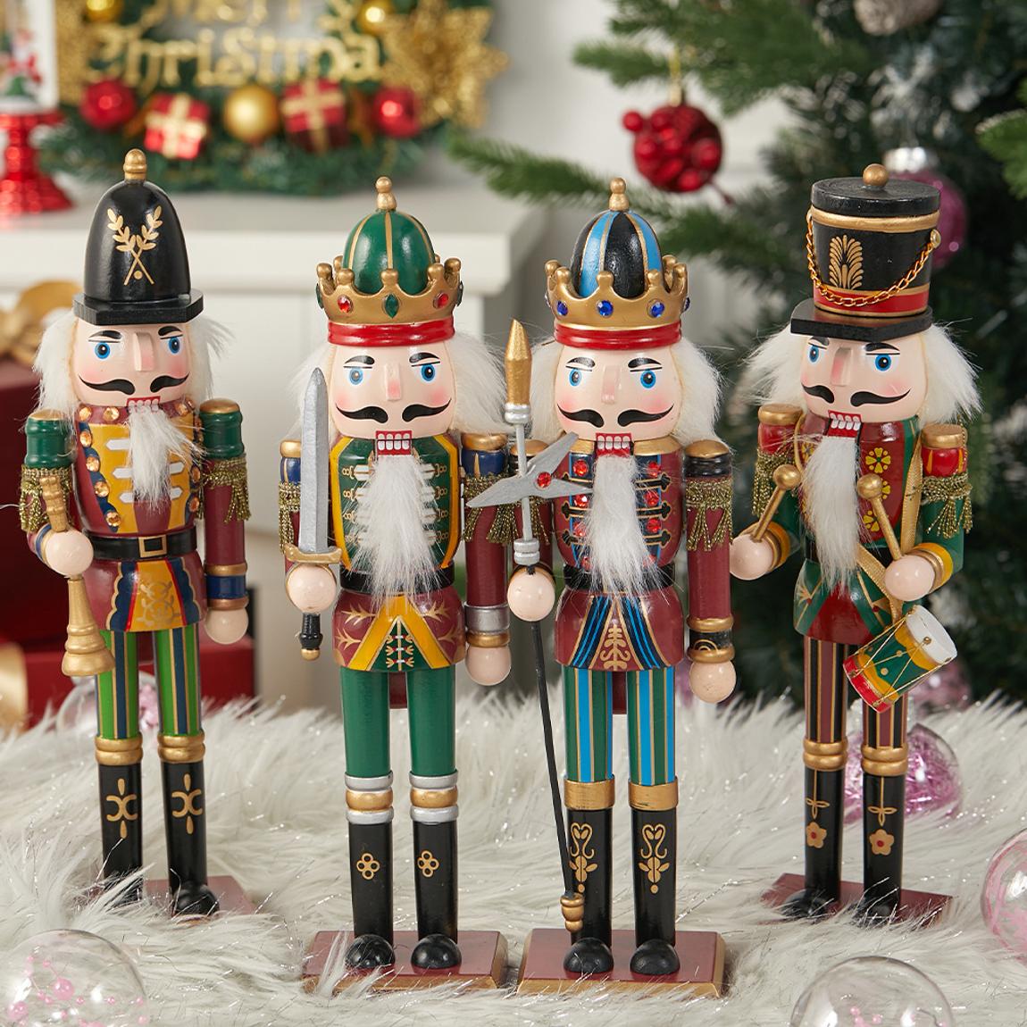 Wooden Colourful Nutcracker Soldier main product photo