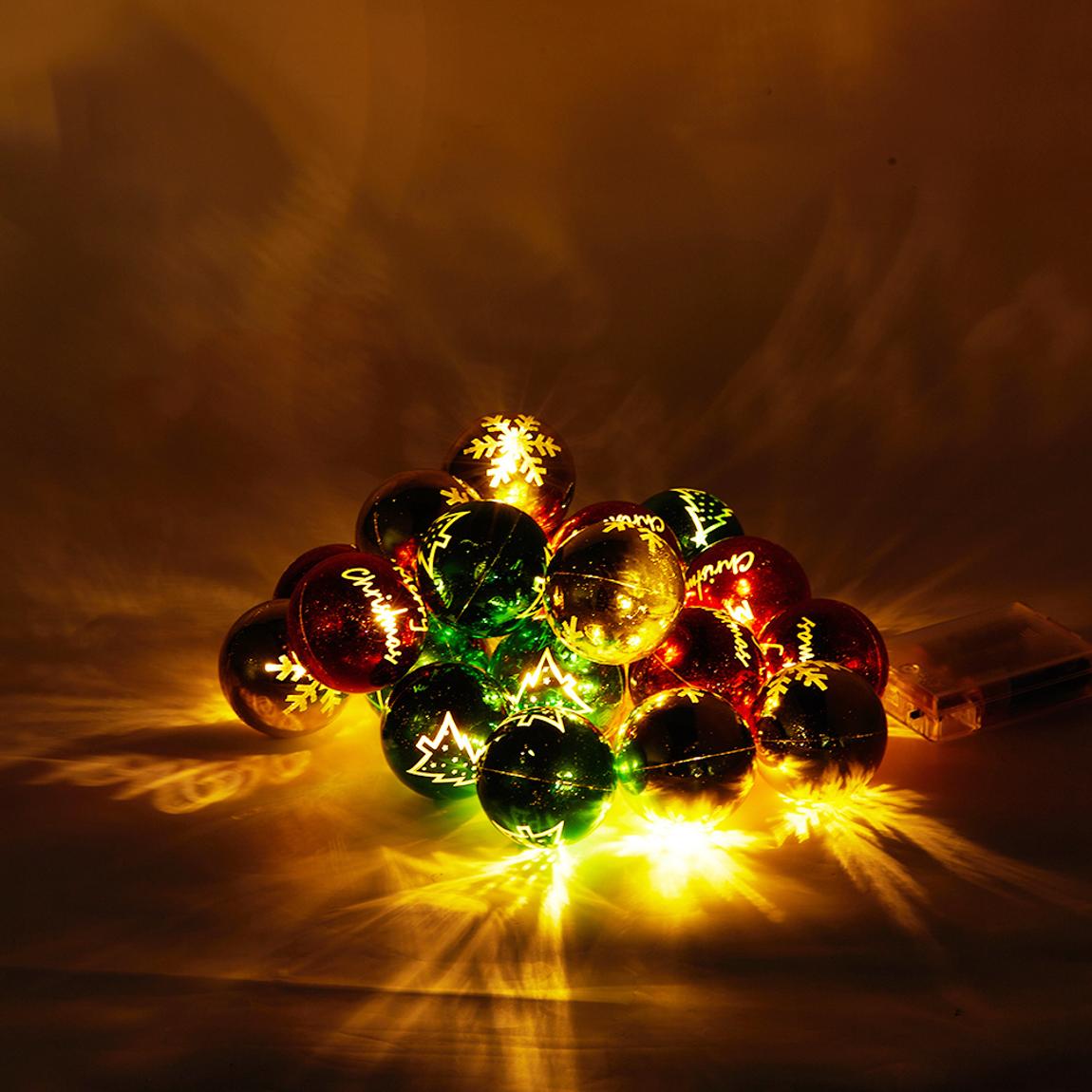 Christmas Ball String with LED Lights main product photo