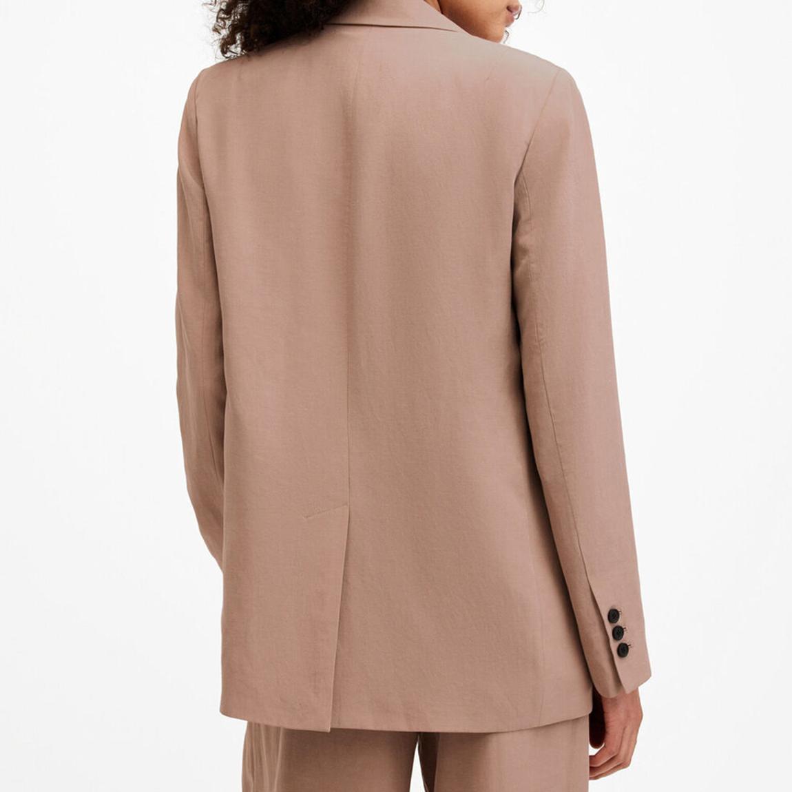 Brown Deri Lyn Linen Blend Blazer main product photo