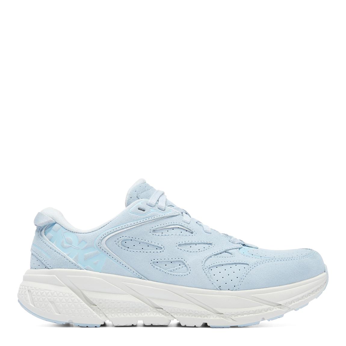 Pale Blue Unisex Clifton L Suede Trainers main product photo