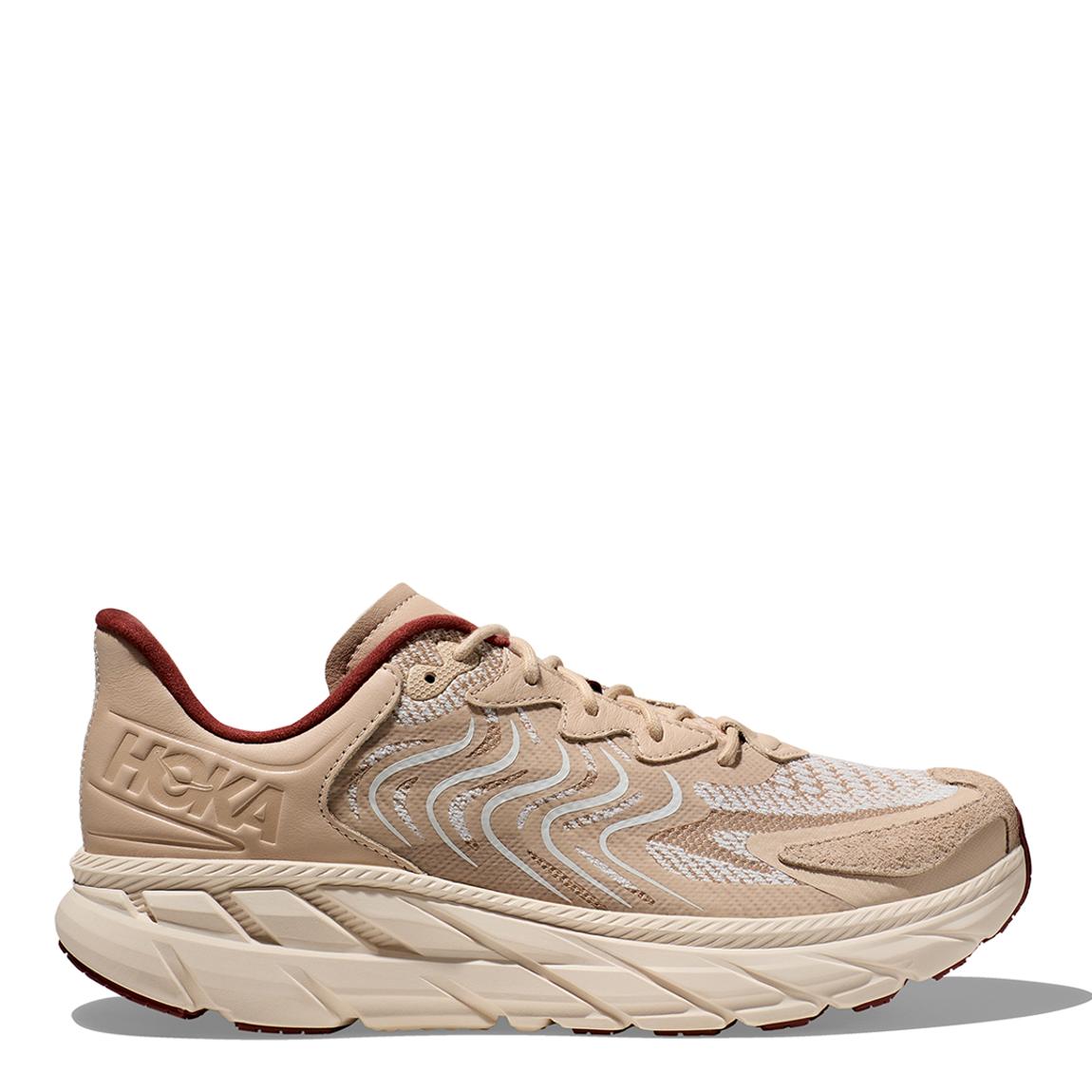 Unisex Beige/Red Clifton LS Trainers main product photo