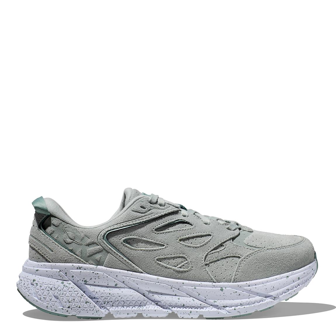 Grey Unisex Clifton L Suede Trainers main product photo