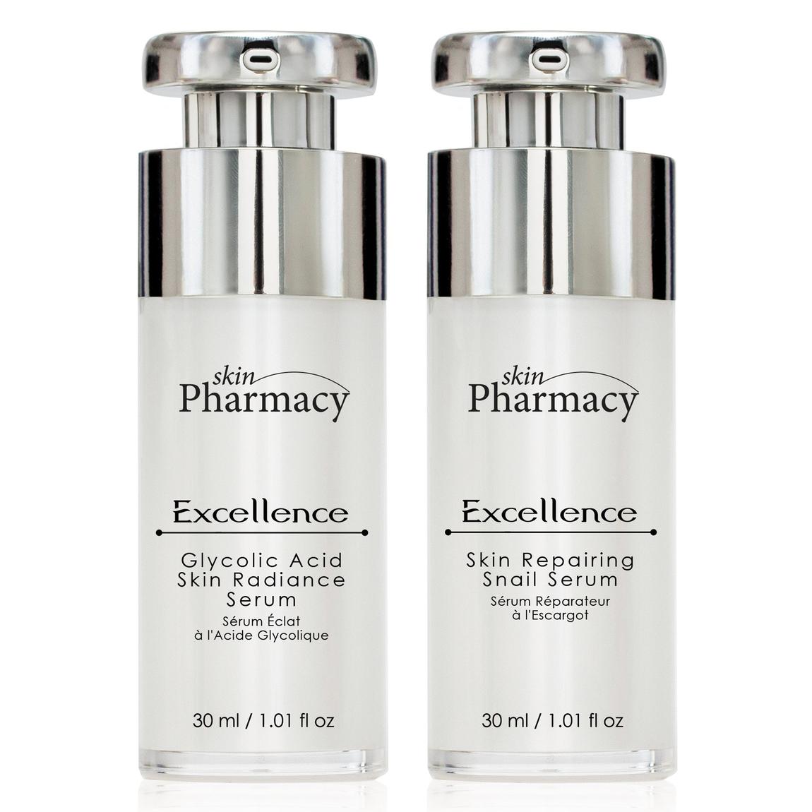 skinPharmacy Anti-Ageing Excellence Glycolic Acid Serum & Skin Repairing Snail Serum Set main product photo