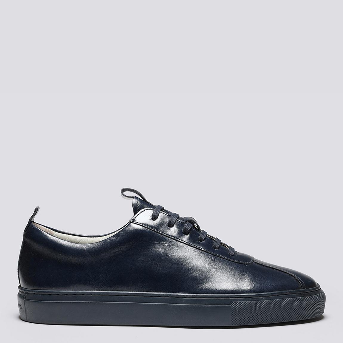Women's Navy Leather Sneaker1 Trainer main product photo