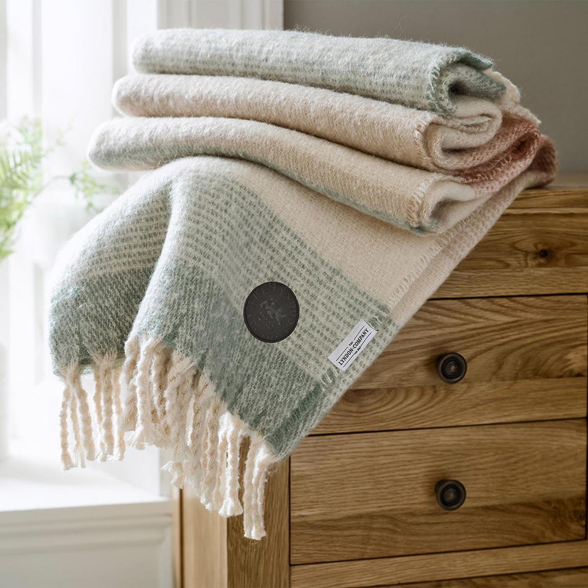 Rossendale 130x170cm Throw, Blush main product photo