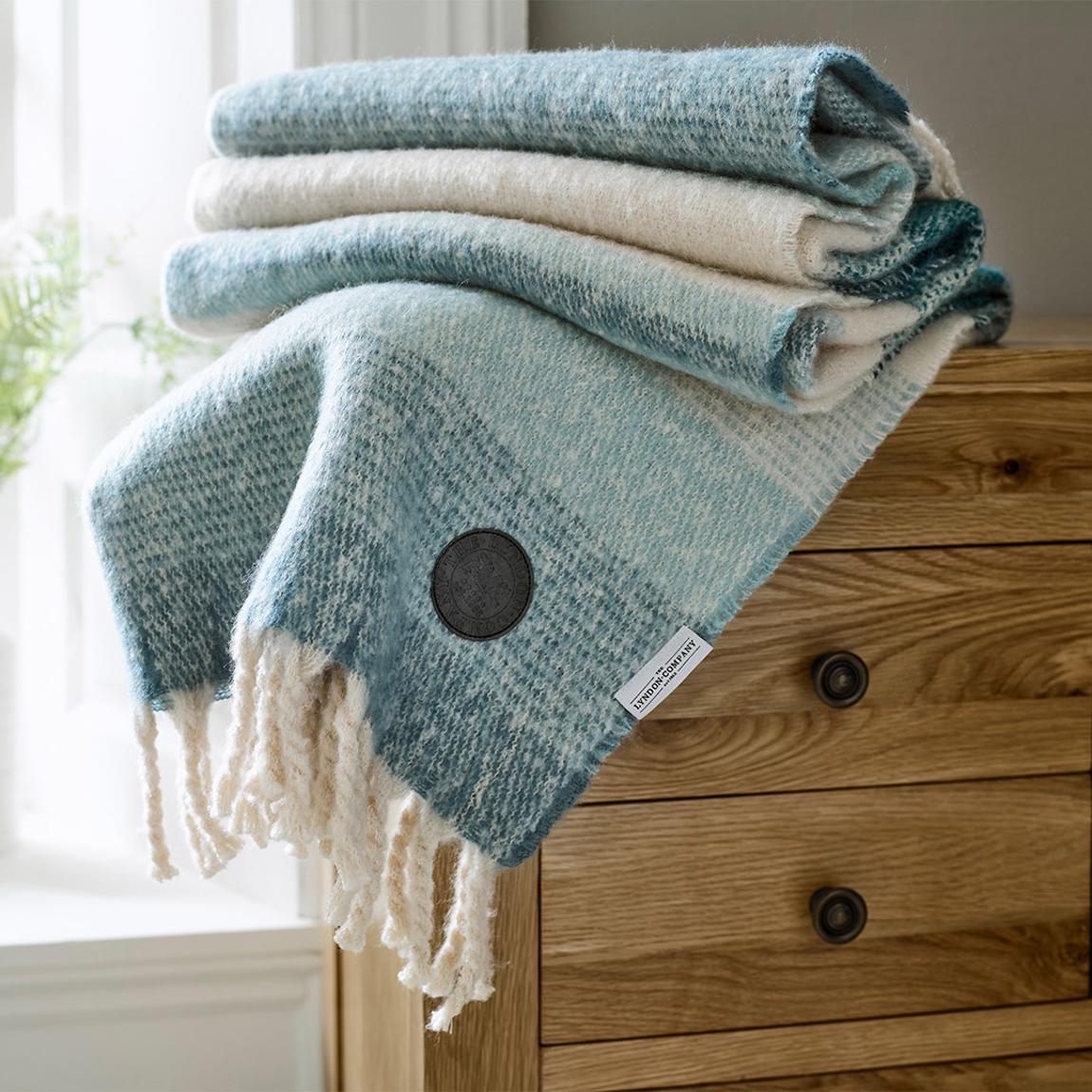 Rossendale Throw 130 x170cm, Blue main product photo