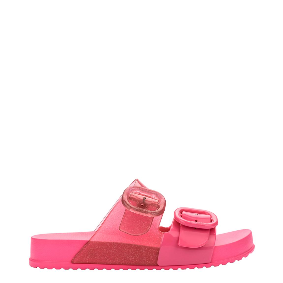 Infant Pink Glitter Cozy Slides main product photo