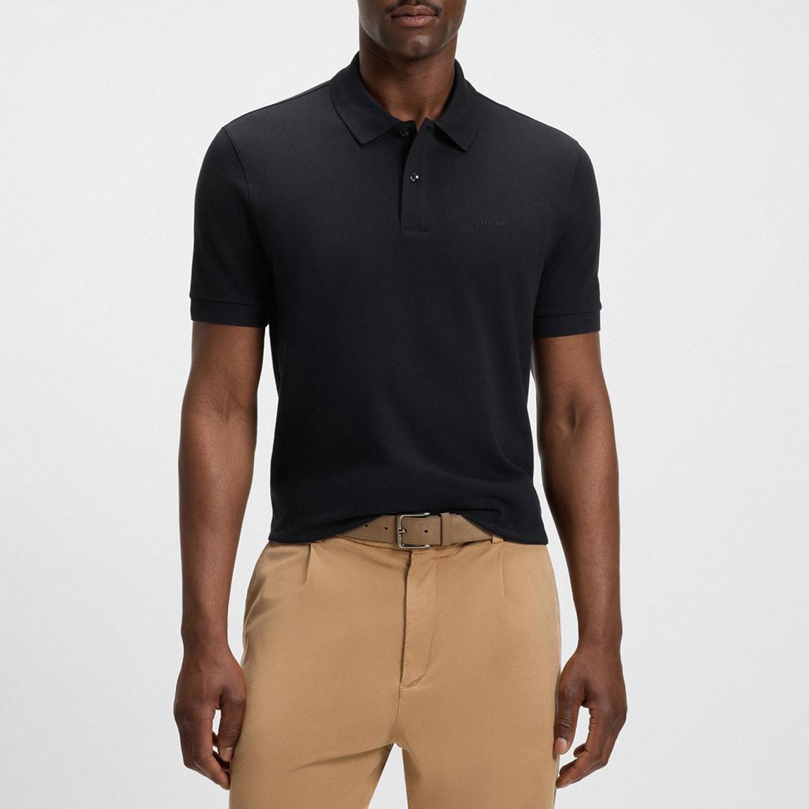 Navy Classic Cotton Polo Shirt main product photo