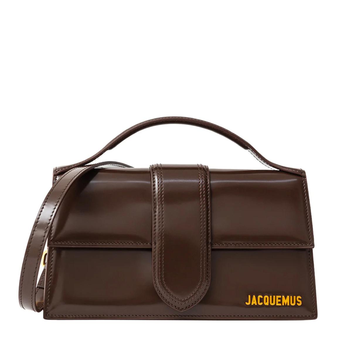 Midnight Brown Jacquemus Le Grand Bambino Bag main product photo