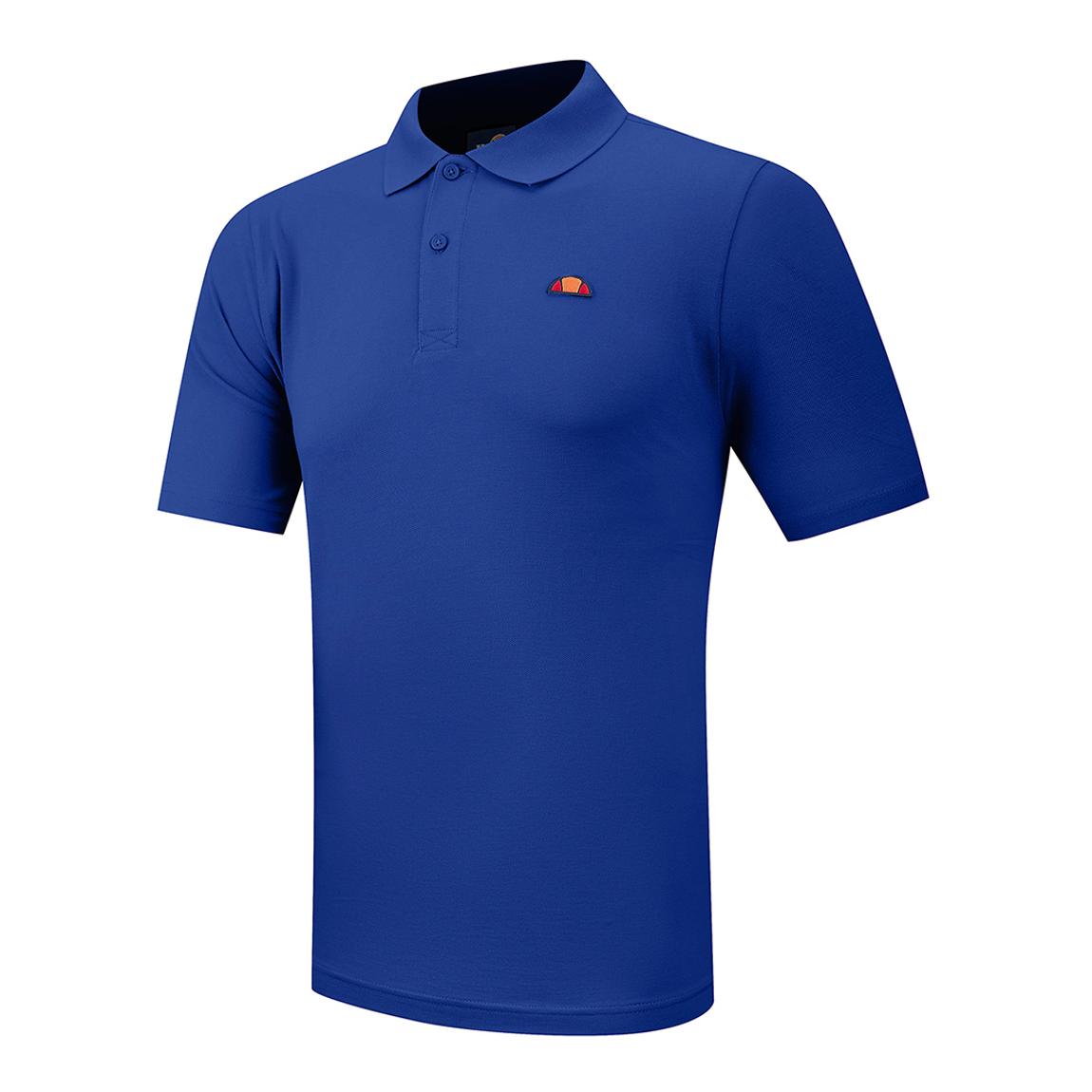 Blue Ellesse Plain Cotton Polo Shirt main product photo