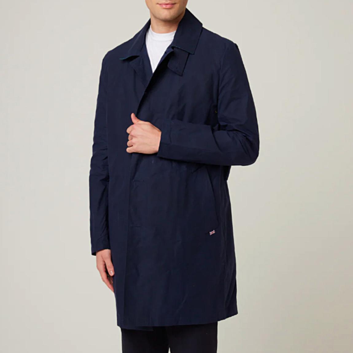 Navy Woburn Hybrid Trench Coat main product photo