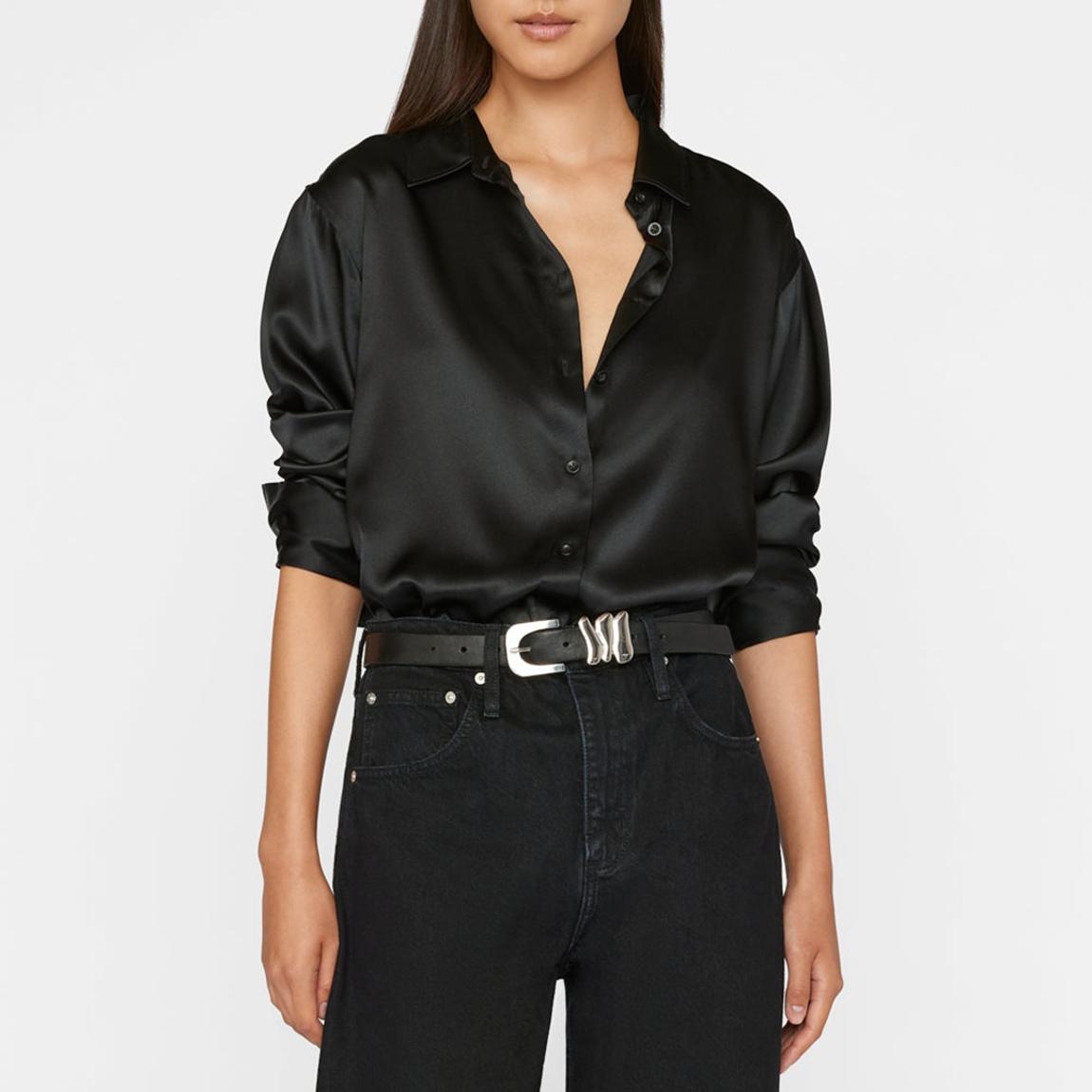 Black Satin Standard Shirt main product photo