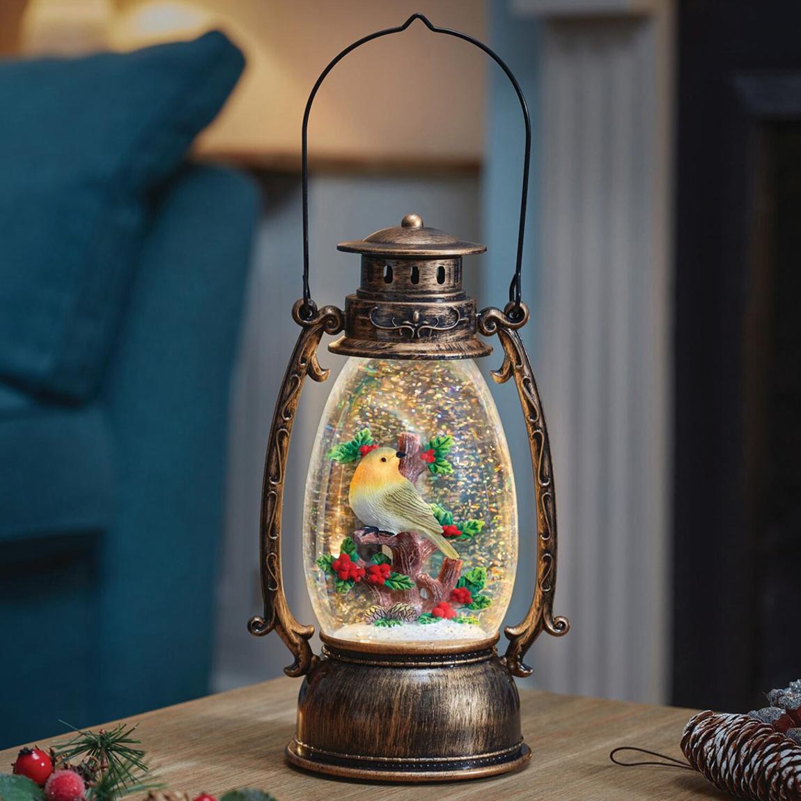 Festive Robin Lantern main product photo