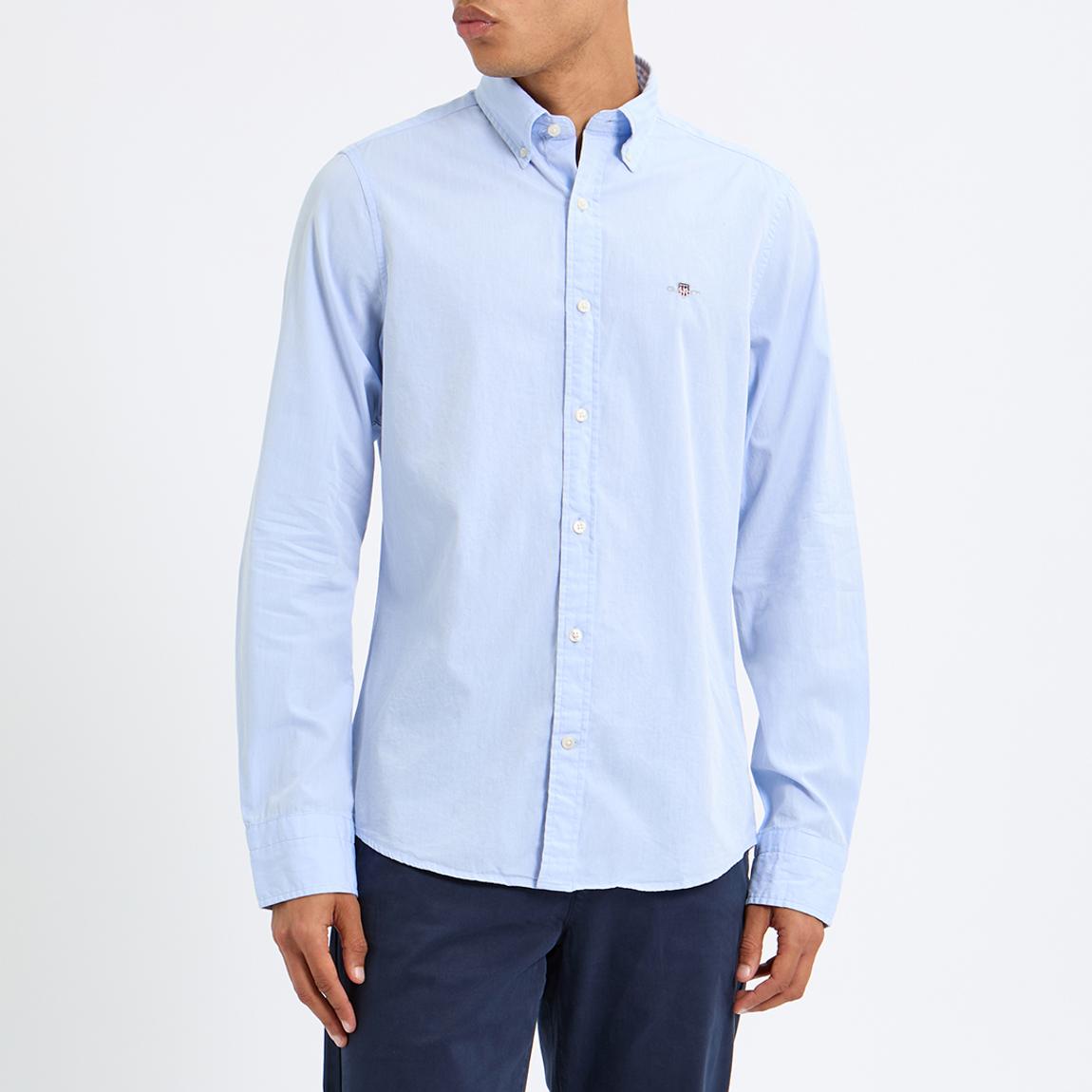 Blue Slim Oxford Poplin Shirt main product photo