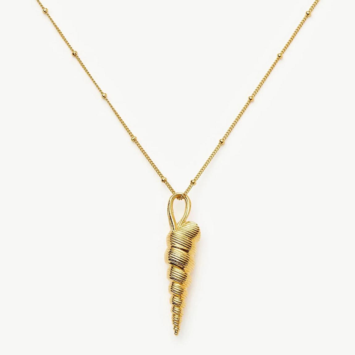 Gold Large Gold Shell Pendant Element main product photo