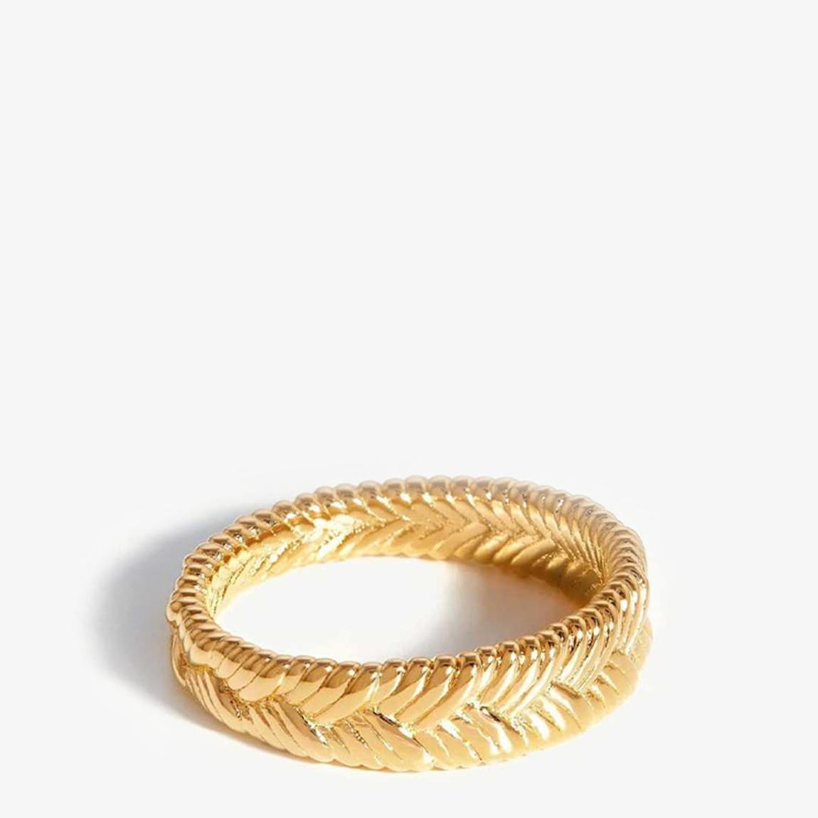 Gold Braid Ring main product photo