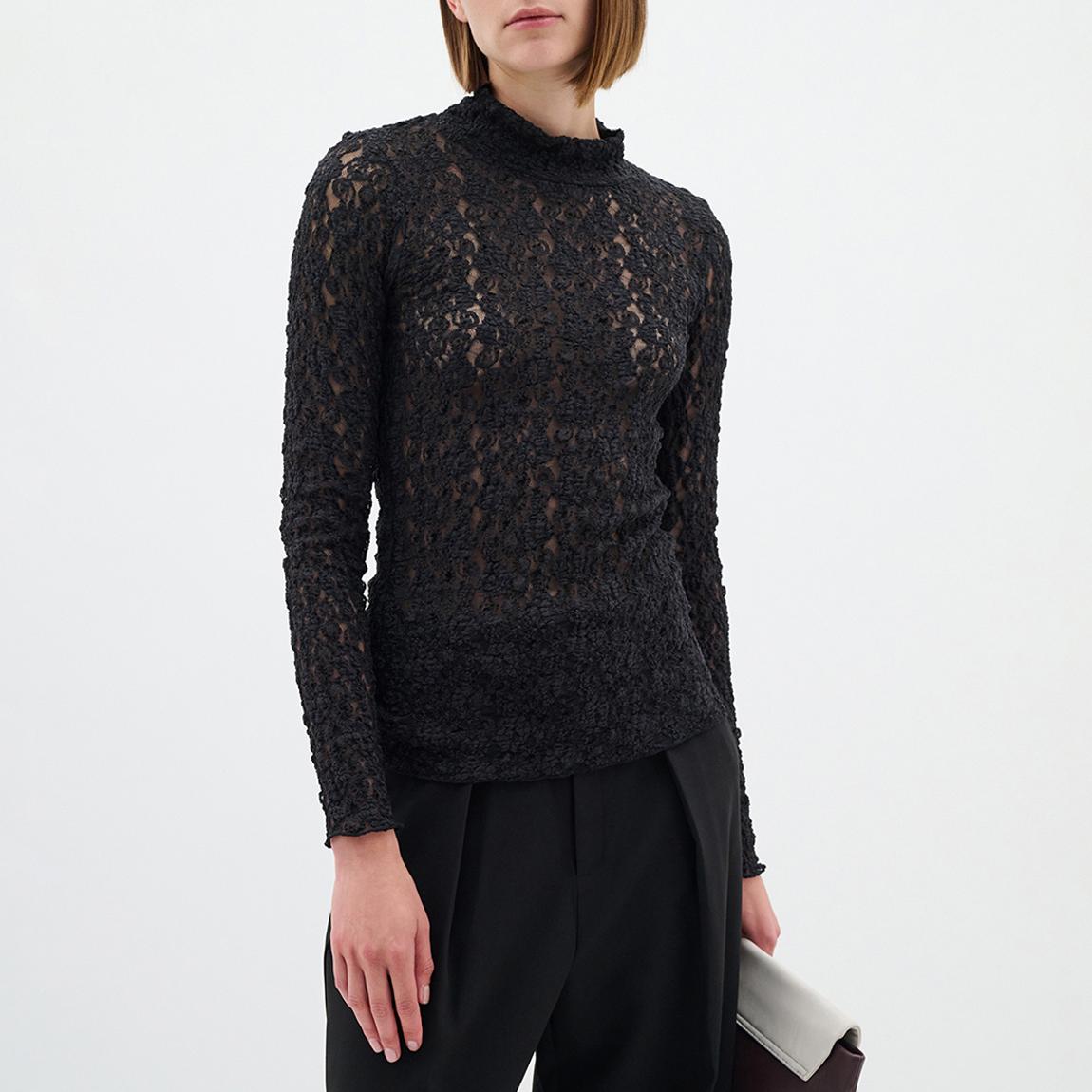Black Civah Turtleneck Blouse main product photo