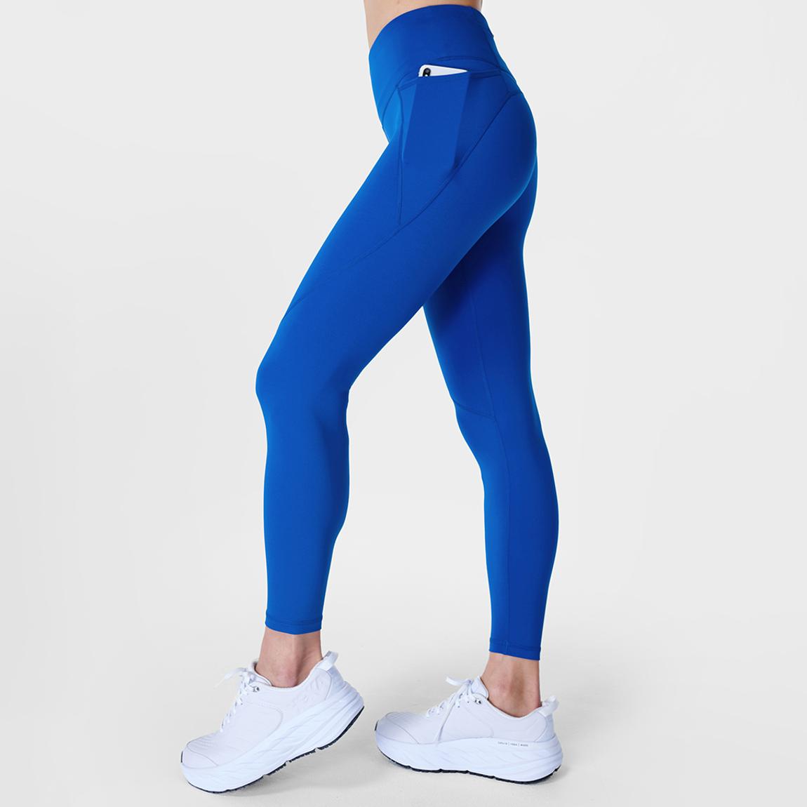 Power 7/8 Workout Leggings - Lightning Blue main product photo