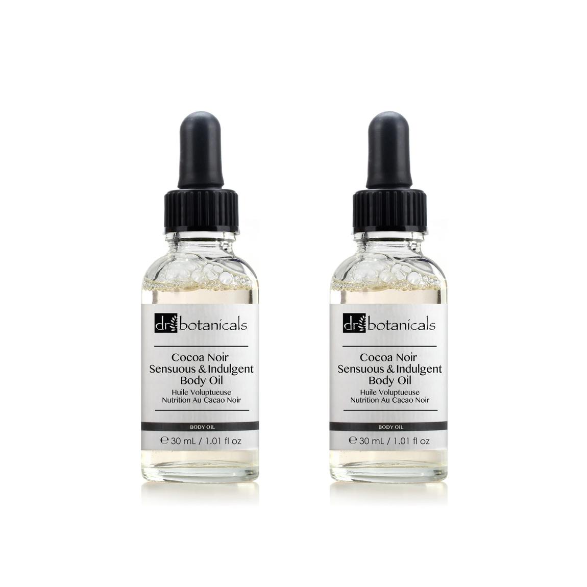 Dr Botanicals Cocoa Noir Sensuous & Indulgent Body Oil 30ml Twin Value Savings Pack main product photo