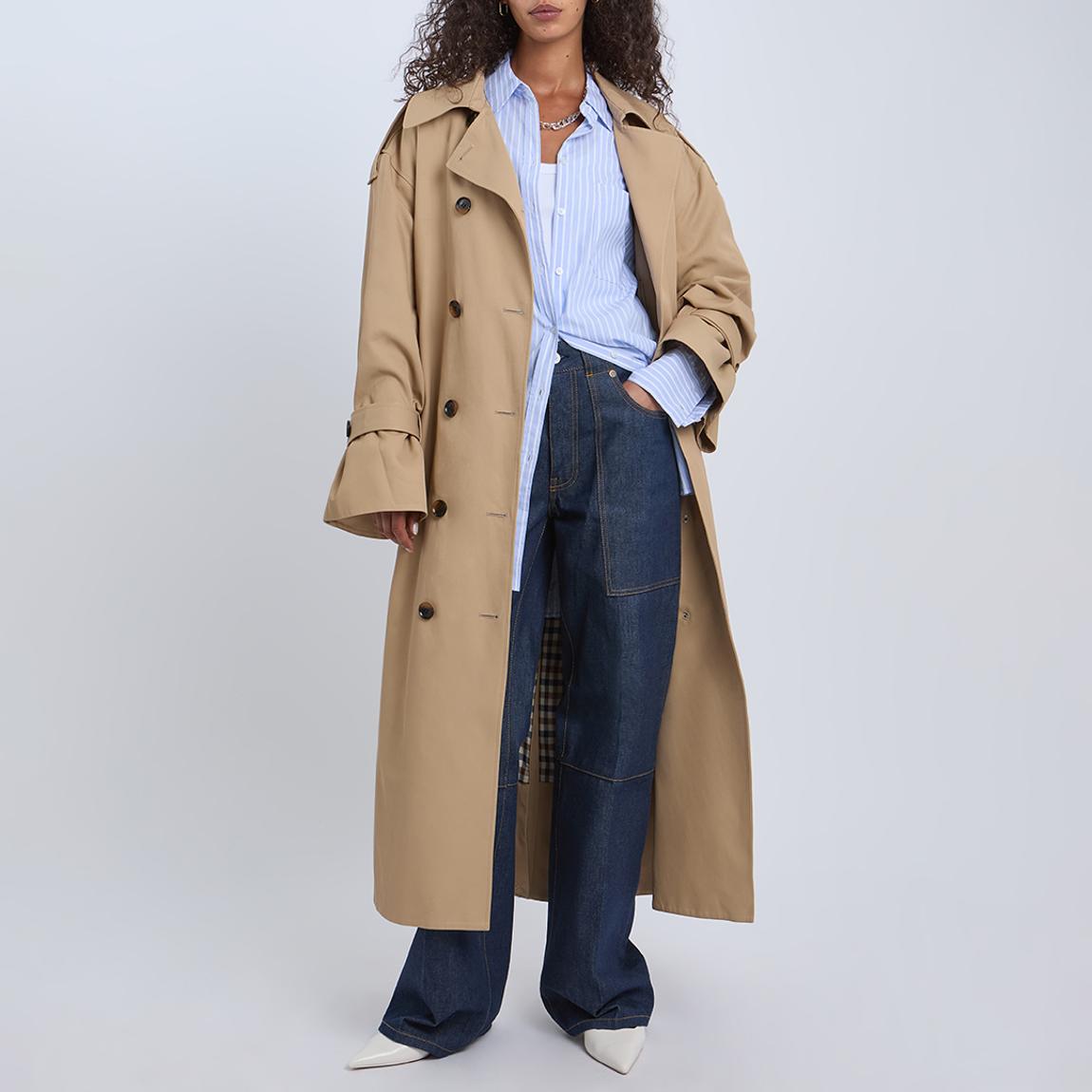 Biscuit Maxi Trench Coat main product photo