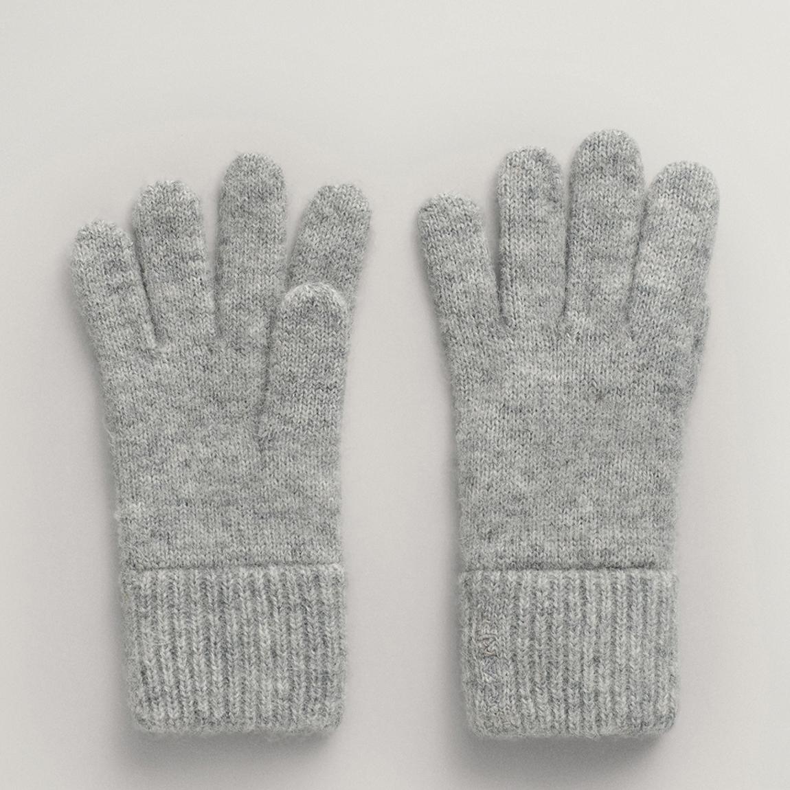 Grey Soft Knitted Gloves main product photo