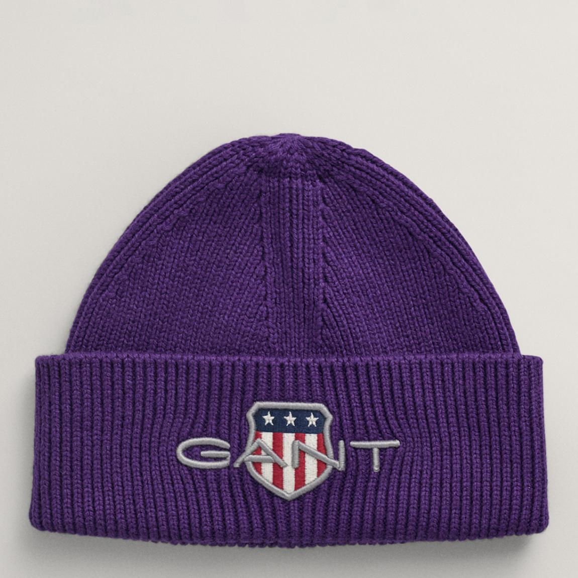 SAPKA 7-16 ÉVES GANT SHIELD COTTON BEANIE PANSY PURPLE | GANT HU - View #4