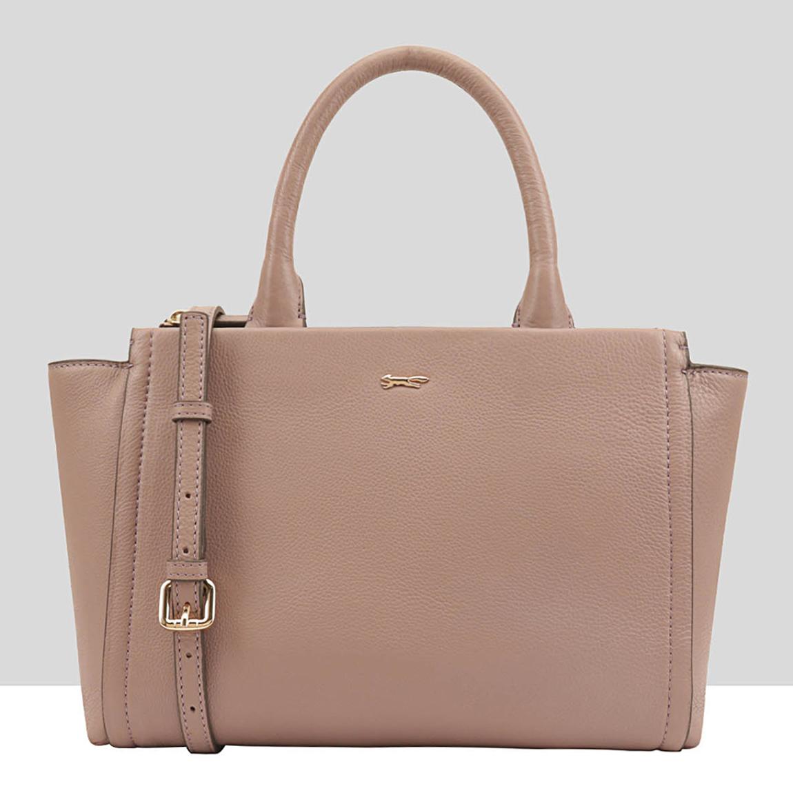 Twilight Mauve Jinsha Leather Handbag main product photo