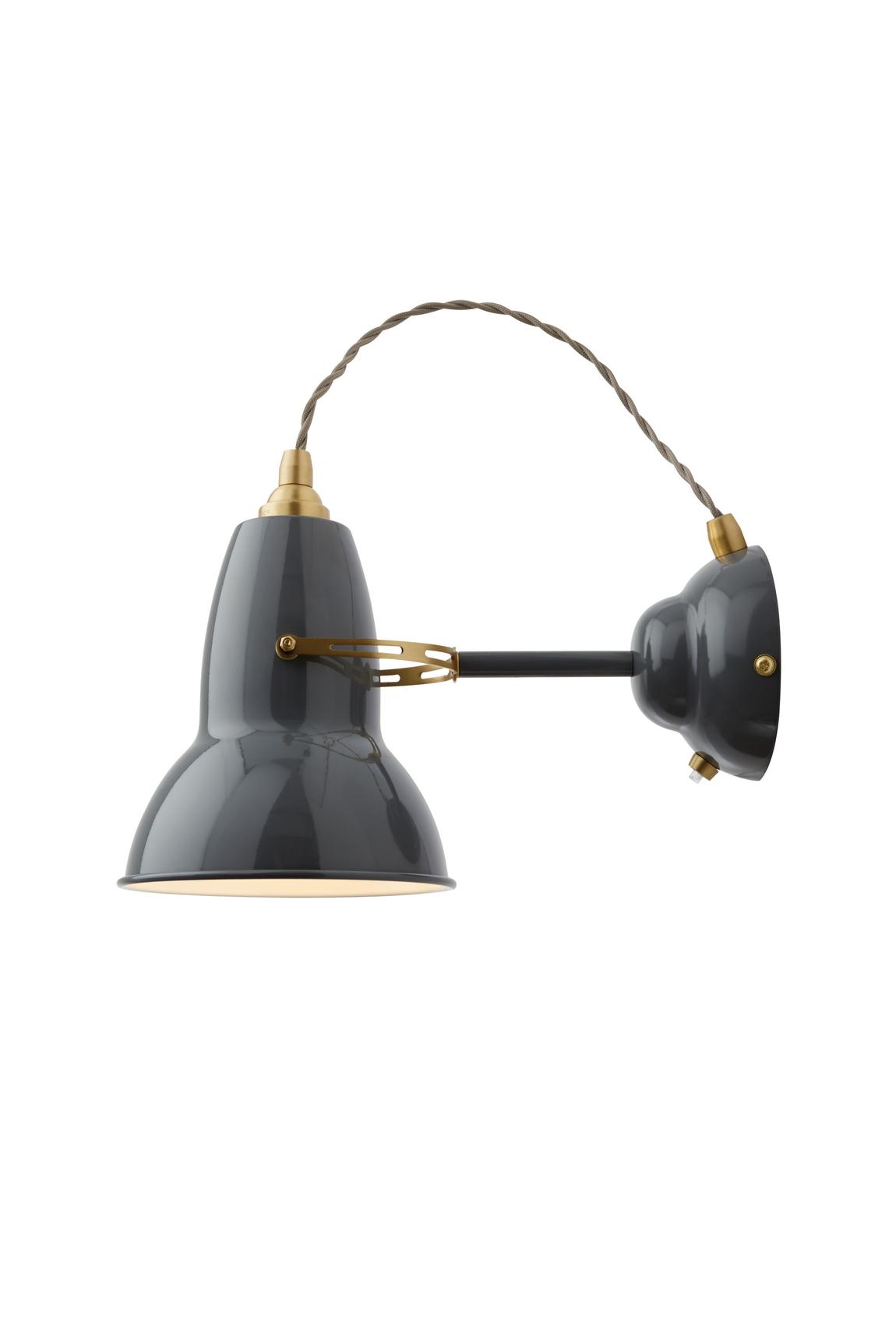 Original 1227 Brass Wall Light Elephant Grey main product photo