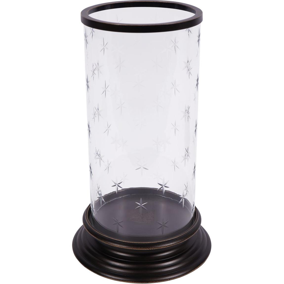 Laura Ashley Dark Bronze Cleverton Hurricane Lamp, Large main product photo