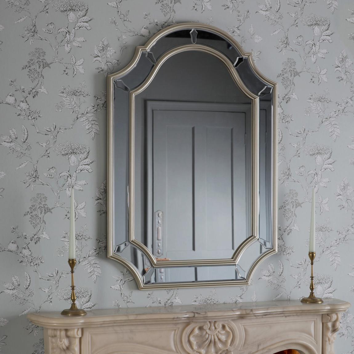 Braxton Rectangle Mirror Champagne Gold main product photo