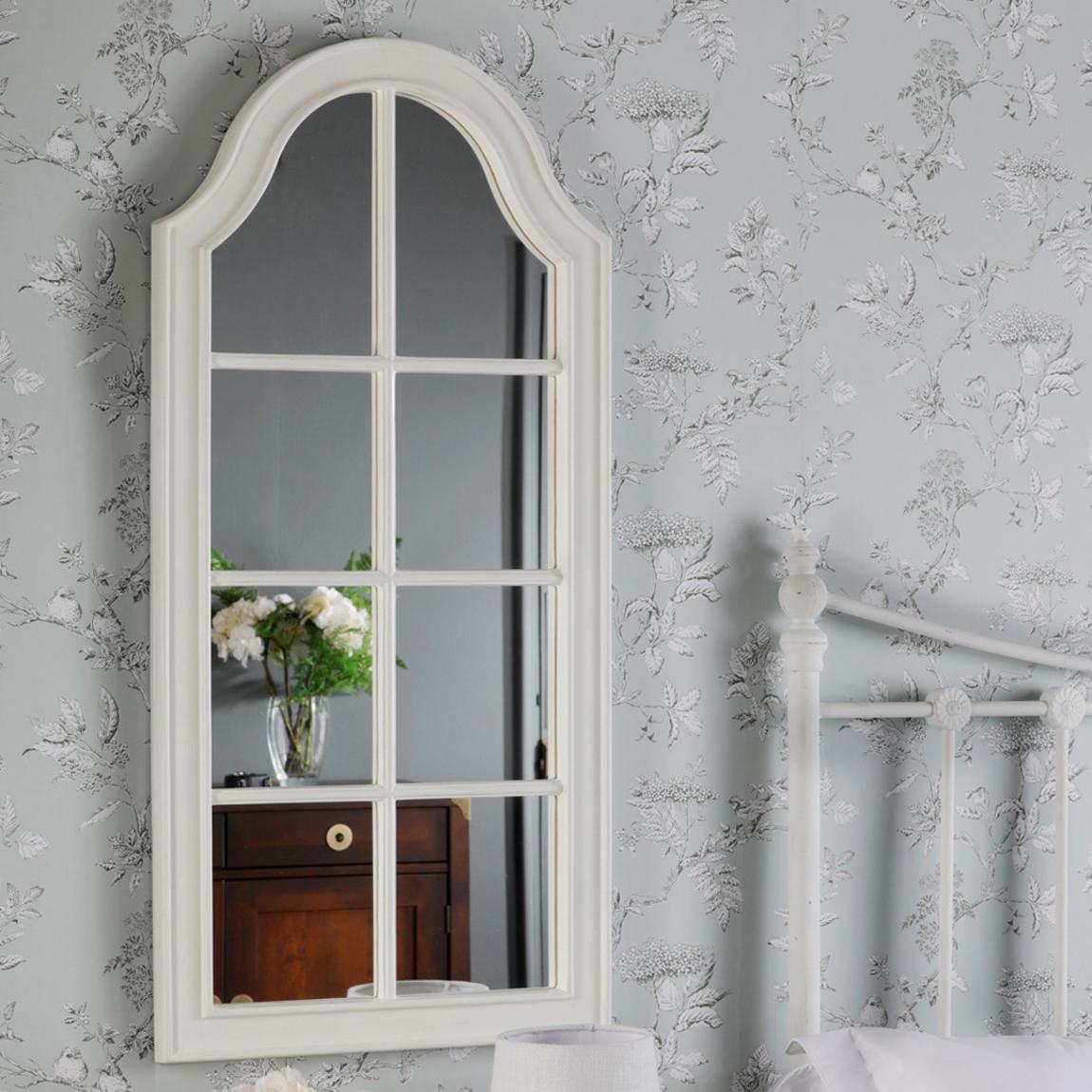Coombs Rectangle Mirror Distressed Ivory main product photo