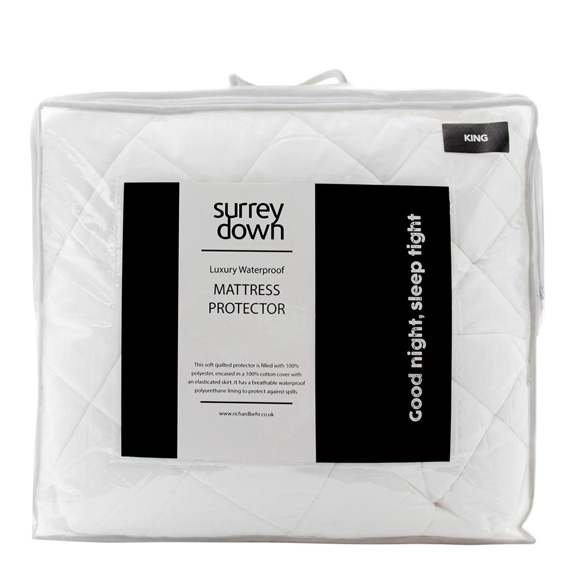 Slumberfleece Luxury Quilted Waterproof Mattress Protector - Double main product photo