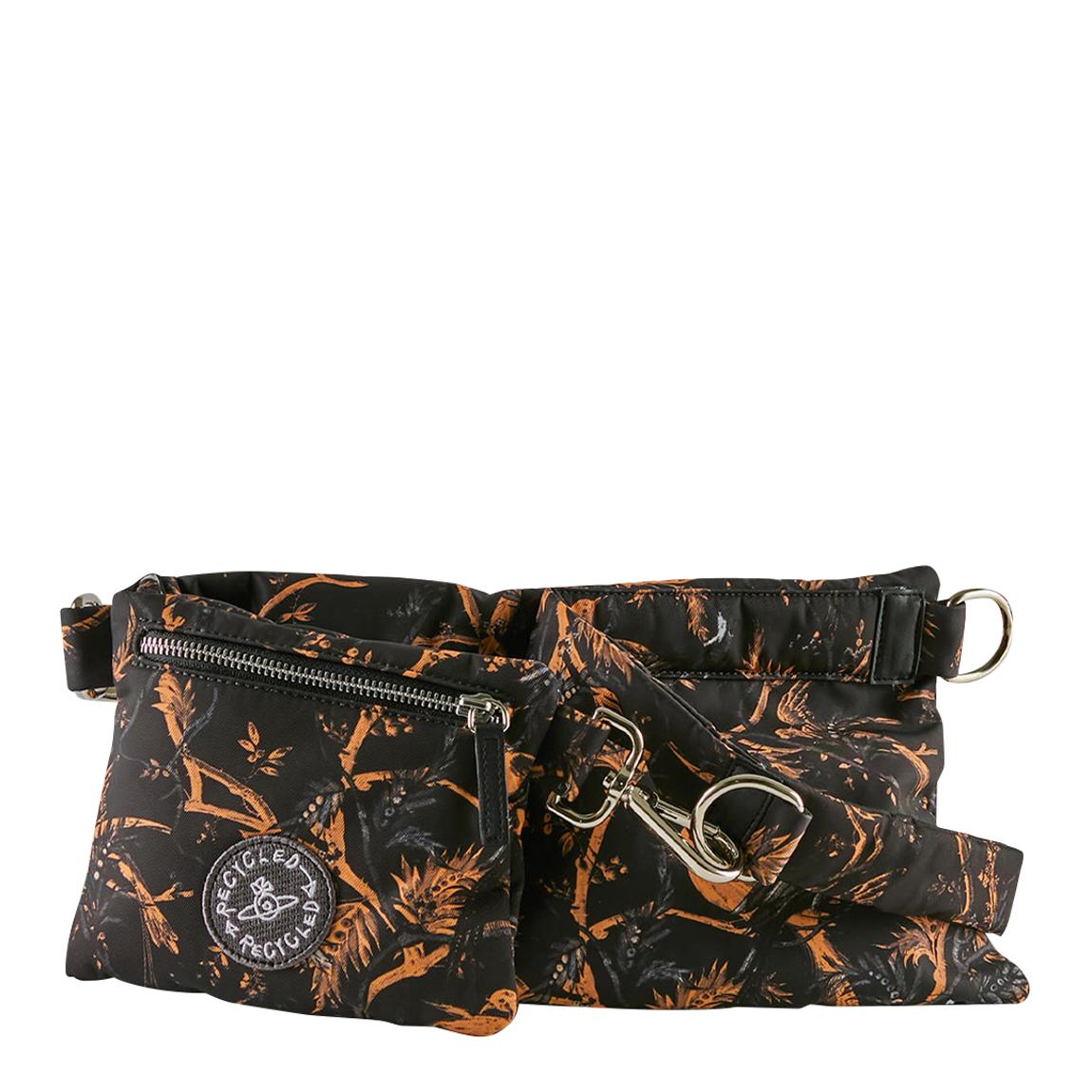 バッグ Vivienne Westwood CLINT CROSSBODY BUMBAG Vivienne Westwood Night Garden Recycled Nylon Clint Bumbag