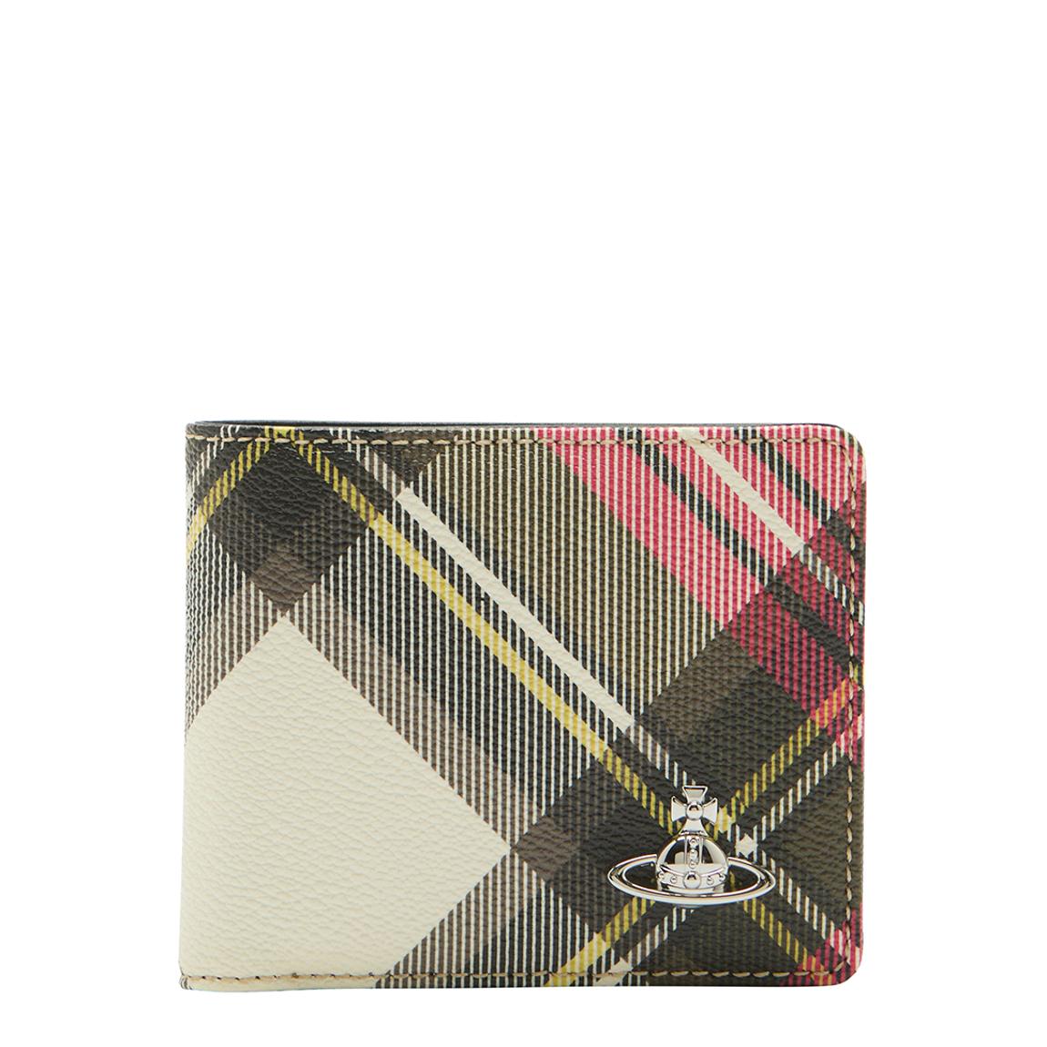 Multi New Exhibition Coated Canvas Derby Billfold Wallet main product photo