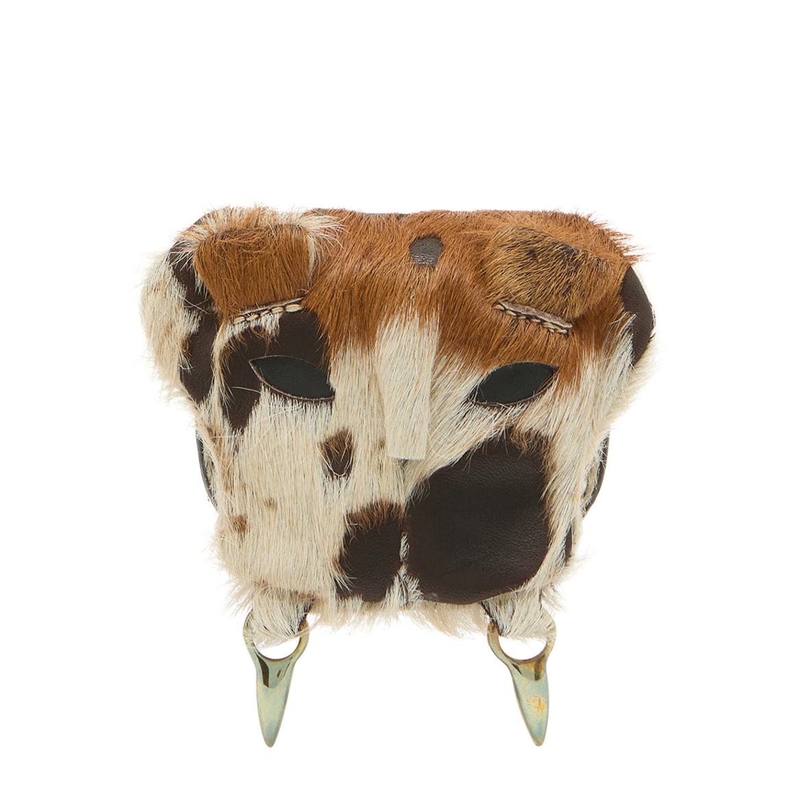 Brown Hair Calf Lion Lion Coin Case main product photo